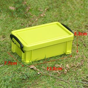 MERIGLARE 2x 0. Lided Latch Box Stack Files Latching Box Bin Case