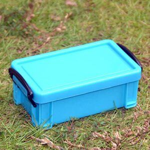 MERIGLARE 2x 0. Lided Latch Box Stack Files Latching Box Bin Case