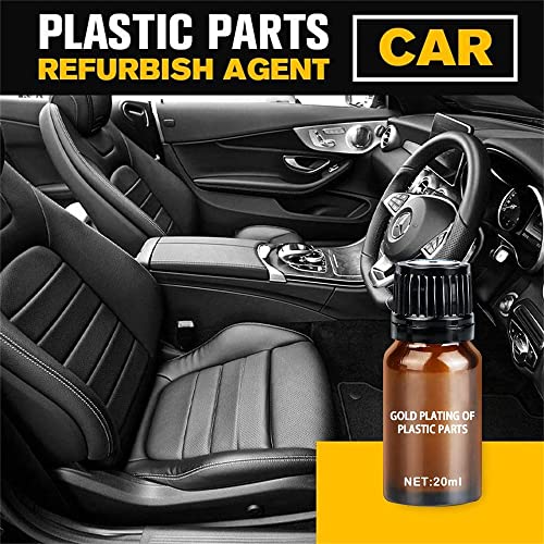 Meine Plastic Parts Refurbish Agent, Plastic Parts Refurbish Agent Car Exterior Restorer, Car Plastic Parts Refurbish Agent, Automotive Interior Plastic Part Retreading (5Pcs)