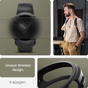 Spigen Liquid Air Armor Designed for Google Pixel Watch Case Anti-Scratch Protective Soft TPU Cover Case (2022) - Matte Black