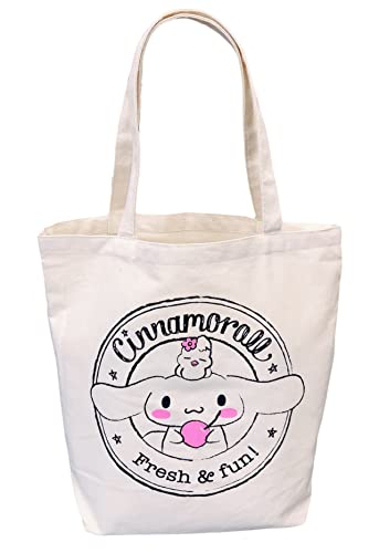 EITAI Sanrio Cinnamoroll Cute Tote Bag, Shopping Bag, Kitchen Reusable Grocery Bag, 15 in(H) x 11.8 in(L) x 5.5 in(W) (5313)