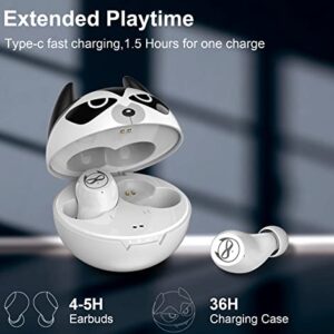 Instiwitt Cartoon Animation Game Wireless Earbuds, Bluetooth 5.1 Wireless Headset with Cute Wireless Charging Case Waterproof Stereo Headphones Noise Reduction in-Ear Built in Mic Sports Earphones