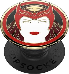 popsockets ​​​​ phone grip with expanding kickstand, for phone - enamel scarlet witch