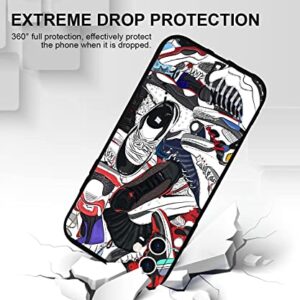 DUOQLIAN iPhone 12 Case,Designed for iPhone 12 Case Cool Phone Case Shockproof Protective iPhone 12 Case for Men Women Boys Girls