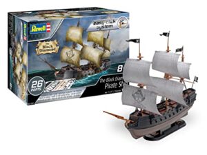 revell 85-1237 black diamond pirate ship kit 1:350 scale easy-click-system 26-piece skill level 2 plastic model building kit