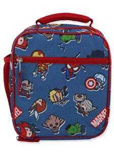 marvel kawaii boys girls soft insulated school lunch box (one size, multi)