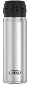 thermos 16 ounce stainless steel direct drink bottle, stainless steel
