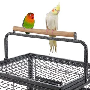 Yaheetech 25.5 inch Metal Bird Carrier Parakeet Travel Carrier w/Portable Handle and Seed Guard for Cockatiels Budgies Parrotlets Lovebirds