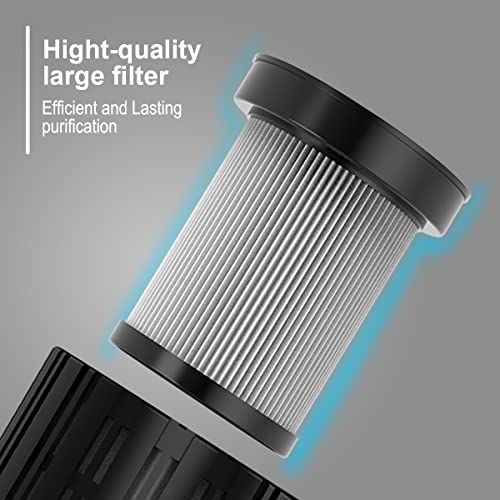 Newisdomake Air Purifiers for Bedroom Home, H13 true HEPA Car Air Purifier Cleans Air of Smoke, Pollen and Pet Dander, Suitable for Car, Table Top, Office & Traveling Use, Black Portable Air Purifier
