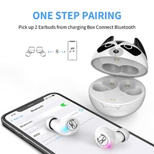 Togetface Wireless Earbuds Child Earbuds, Kids Wireless Earbuds Bluetooth Headphones with Microphone, IPX5 Waterproof, 30H Playtime, High-Fidelity Stereo Earphones for Sports and Work.