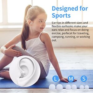 Togetface Wireless Earbuds Child Earbuds, Kids Wireless Earbuds Bluetooth Headphones with Microphone, IPX5 Waterproof, 30H Playtime, High-Fidelity Stereo Earphones for Sports and Work.