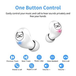 Togetface Wireless Earbuds Child Earbuds, Kids Wireless Earbuds Bluetooth Headphones with Microphone, IPX5 Waterproof, 30H Playtime, High-Fidelity Stereo Earphones for Sports and Work.