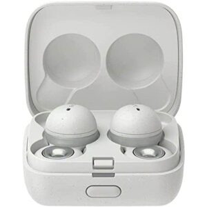 Sony WFL900/W LinkBuds Truly Wireless Earbuds Headphones w/Alexa Built-in (White) Bundle with Tech Smart USA Audio Entertainment Essentials Bundle and 1 YR CPS Enhanced Protection Pack