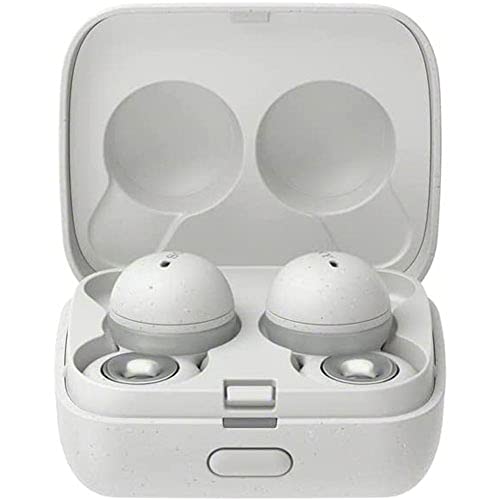 Sony WFL900/W LinkBuds Truly Wireless Earbuds Headphones w/Alexa Built-in (White) Bundle with Tech Smart USA Audio Entertainment Essentials Bundle and 1 YR CPS Enhanced Protection Pack