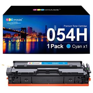 gpc image compatible toner cartridge replacement for canon 054h cartridge 054h crg 054 to use with imageclass lbp622cdw mf644cdw mf642cdw mf640c lbp620 toner printer ink (cyan