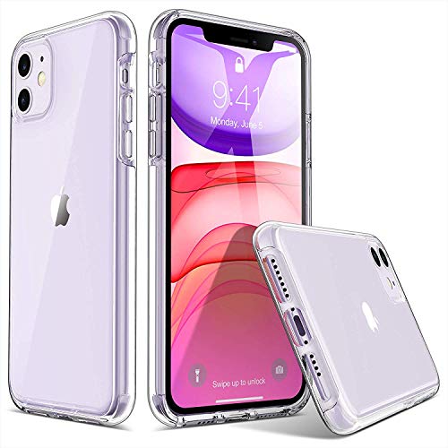 ULAK Clear Phone Case iPhone 11 + Clear Glitter Case for AirPods 2nd 1st Generation