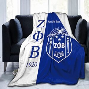 blanket sorority gifts plush lightweight soft flannel fleece throw blankets bedding for bed sofa couch living room 50"x40"