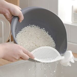 DEFUTAY Rice Washing Stick Tool，1 Pack Multifunctional Rice Washers,Stirring Rice Washer(Green）