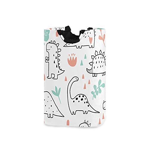 xigua Dinosaur Laundry Hamper with Handle Collapsible Laundry Basket Freestanding Clothes Hamper Storage Basket for Toys Clothes Organizer