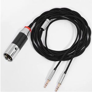 faaeal he4xx audio replacement cable,compatible with hifiman sundara ananda he-350 he1000 he-400i(new edition) he560, 2.5mm 3.5mm 4.4mm 6.35mm 4pin-xlr to dual 3.5mm(4pin-xlr)