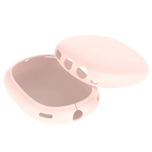 Replacement Soft Silicone Earpads Ear Pads Cushions Protectors Cover Case Accessories Compatible with Apple AirPods Max Headphones (Pink)