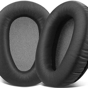 SOULWIT Replacement Ear Pads Cushions for Sony WH-CH700N (WHCH700N) & MDR-ZX780 (ZX780DC)/MDR-ZX770 (ZX770BN ZX770BT), Earpads for MDR-10R (10RNC 10RBT) Over-Ear Headphones (Black)