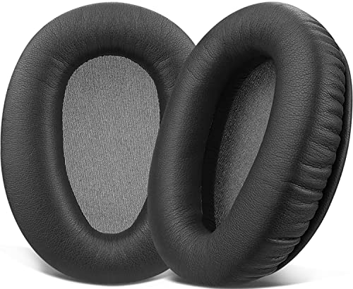 SOULWIT Replacement Ear Pads Cushions for Sony WH-CH700N (WHCH700N) & MDR-ZX780 (ZX780DC)/MDR-ZX770 (ZX770BN ZX770BT), Earpads for MDR-10R (10RNC 10RBT) Over-Ear Headphones (Black)