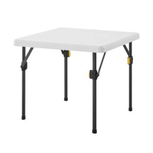 living and more kids square table, 24inch, white