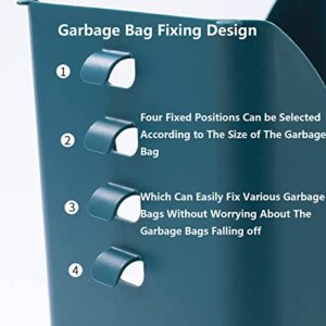 ZHEDALANG 9-Gear Adjustable Size Trash Can, Portable Expandable Trash Bag Holder, Portable Trash Bin for Kitchen, Collapsible Garbage Bag Holder Camping, Suitable for Different Sizes of Garbage Bags