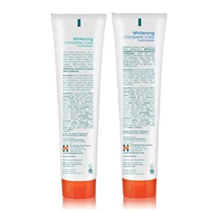 Himalaya Botanique Complete Care Whitening Toothpaste Variety Pack, Simply Mint and Simply Peppermint Flavors, Fluoride Free, for a Clean Mouth, Whiter Teeth and Fresh Breath, 5.29 oz, 2 Pack