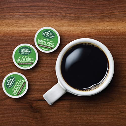 Green Mountain Coffee Roasters Sumatra Reserve Coffee, Keurig Single-Serve K-Cup pods, Dark Roast, 32 Count