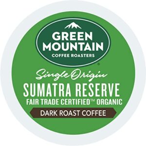 Green Mountain Coffee Roasters Sumatra Reserve Coffee, Keurig Single-Serve K-Cup pods, Dark Roast, 32 Count