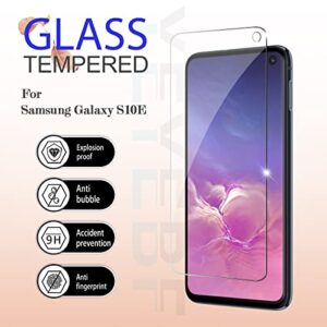 Galaxy S10e Screen Protector By YEYEBF, [2 Pack] HD-Clear Tempered Glass Screen Protector [Bubble-Free][3D Glass][9H Hardness][Case-Friendly] Screen Protector Glass For Samsung Galaxy S10e