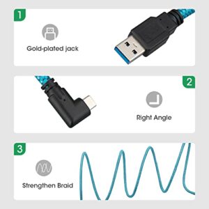 Link Cable 15FT Compatible for Oculus Quest 2/1, Fatorm USB 3.2 Gen 1 Type A to C Charging Cable for VR Headset Gaming PC/Steam VR, High Speed Data Transfer and Fast Charge Cord