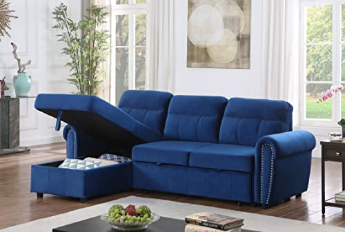 Lilola Home Ashton Sectional, Blue