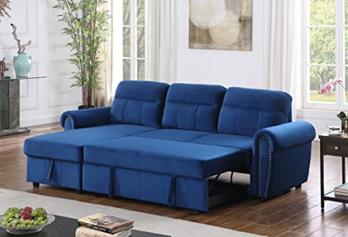 Lilola Home Ashton Sectional, Blue