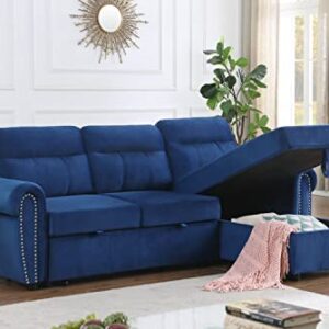 Lilola Home Ashton Sectional, Blue