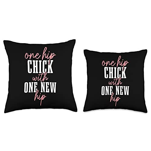 Hip Replacement Surgery Recovery Hip Chick With New Hip Throw Pillow