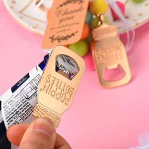 50 Pieces Baby Bottle Openers Cute Baby Bottle Openers Baby Shower Party Gifts Bottle Openers Baby Shower Return Gifts for Guests Wedding Party Souvenirs Kids Birthday Party Decorations