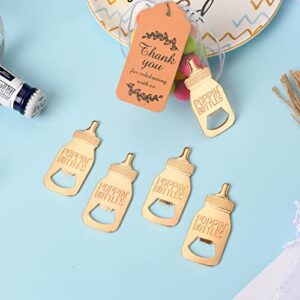 50 Pieces Baby Bottle Openers Cute Baby Bottle Openers Baby Shower Party Gifts Bottle Openers Baby Shower Return Gifts for Guests Wedding Party Souvenirs Kids Birthday Party Decorations