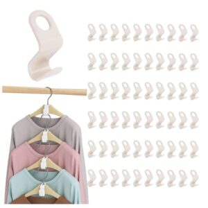 clothes hanger connector hooks, hangers space saving, closet space savers, closet hanger organizer, 60 pcs, gift