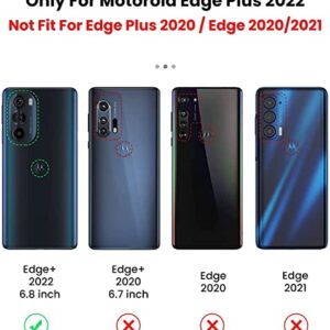 NZND Compatible with Motorola Edge Plus (2022) Case 5G 6.7" /Edge Plus 5G UW (2022) with [Built-in Screen Protector], Full-Body Protective Shockproof Rugged Bumper Cover Durable Case (Fantasy)
