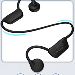 Bone Conduction Headphones Bluetooth 5.3 Open Ear Wireless Sports Earbuds IPX6 Waterproof Noise Cancelling Ear Buds Long Battery Life Earphones with Mic for Running Hiking Workout Sport Android iOS