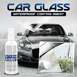 Car Glass Anti-Fog Rainproof Agent, Anti Fog Spray for Car Windshield Antifogging Rainproof Nano Rain Remover for Windows, Windshields, Mirrors, Shower Doors, Glass (2 Bottle Anti-Fog)