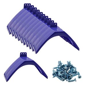 MODUODUO Pigeons Rest Stand with Screws 10 Sets Plastic Bird Perches for Dove Pigeon and Other Birds