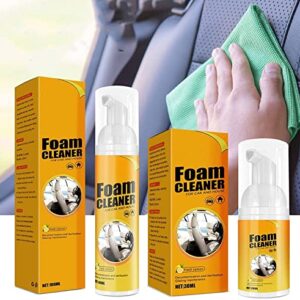 DENGWANG Amplesunshine Foam Cleaner, Amplesunshine Powerful Stain Removal Kit, Foam Cleaner for Car and House Lemon Flavor, Strong Decontamination Cleaners Spray for Kitchen (30ml, 3pcs)