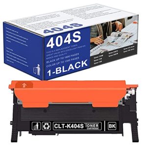 1 black 404s clt-k404s toner cartridge replacement for samsung xpress c430w c430 c480fw c480fn c43x c480 c48x series printer toner