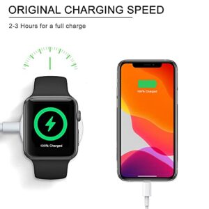 [Apple MFi Certified] for Apple Watch Charger Magnetic Charging Cable 4.9 ft/1.5m, 2 in 1 iPhone Watch Charger for Apple Watch Series SE/8/7/6/5/4/3/2/1 iPhone 14/13/12/11 Pro/Pro Max/XS Max/XS/XR