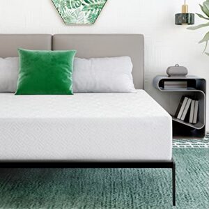 king mattress, 10 inch memory foam mattress in a box, medium feel green tea gel mattress for king size bed, certipur-us certified