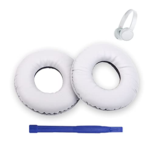 WH-CH510 Ear Pads Noise Isolation Memory Foam, Headphone Covers, Ear Pads Compatible with Sony WH-CH510/WH-CH500 Wireless Over Ear Headphones(White,Elastin)